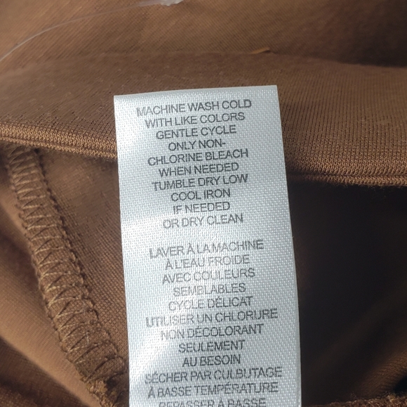 Tahari Pullon Slim Straight Leg Comfy Biz Casual Neutral Minimalist Capsule Pant - Picture 9 of 12